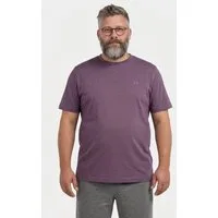 Men Plus T-Shirt T-Shirt Basic Halbarm Rundhals