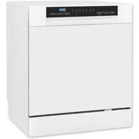 exquisit Tischgeschirrspüler GSP5508-030D, 8 l, 8 Maßgedecke, 8 Maßgedecke, 8 Liter, Auto-Door-Open, Startzeitvorwahl, Kompakt