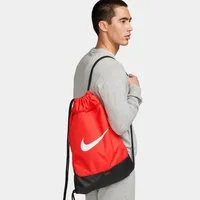 Nike Sporttasche NK BRSLA DRAWSTRNG - 9.5 (18L), 18 Liter Volumen, offene Oberseite, mit Kordelzugverschluss