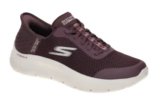 Skechers 124836 BURG GO WALK FLEX - GRAND ENTRY Damenschuhe burgundy-slippers...