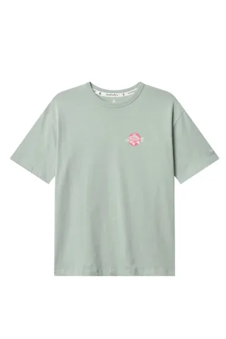 Colours & Sons - T-Shirt Print - Matcha grün - Gr. - S