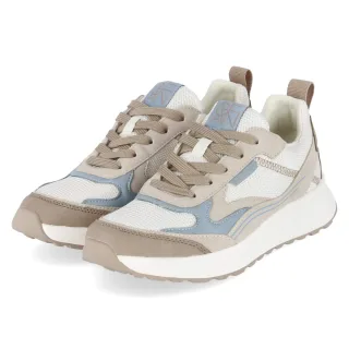 Waldläufer Low Sneaker LIVIA - Gr. 40 - Beige - Textil & Synthetik