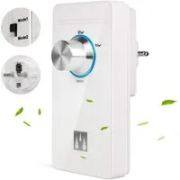 MOPUEA Luftreiniger Geruchskiller Ionisator Luftreiniger mit Geruchsentfernung, für 30 m² Räume, Geruchsentferner Mini Luftreiniger für Bad und Schlafzimmer