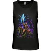 Urban Backwoods Tanktop Universe Battle Attack Cat Ärmelloses T-Shirt Masters Retro Kult 80s Skeletor Of The Teela