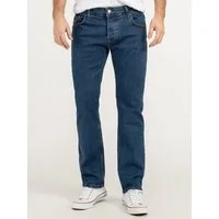 Lorenzo Loren Straight-Jeans Herren Jeans Hose Denim Blau LL-4009