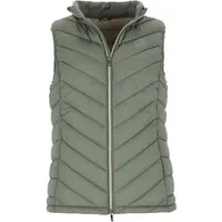 Coastguard Steppweste 30522 Damen Steppweste mit Stehkragen - Gesteppte Weste Unifarben