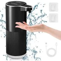 AKKEE Seifenspender Automatischer Seifenspender Elektrischer Seifenspender Wandmontage, wasserdicht, USB Wiederaufladbar