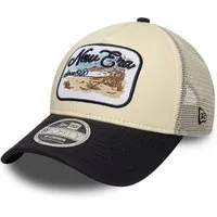 New Era Flex Cap 9FORTY A-Frame Trucker Cap Hellbeige