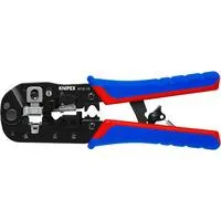 Crimpzange 97 51 13 für Westernstecker blau/rot, für RJ-45-Stecker