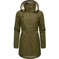 Ragwear Winterjacke Dakkota Wasserdichter Winterparka mit Teddyfleece Innenfutter