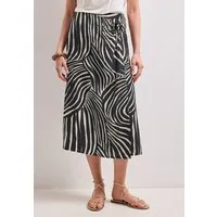STREET ONE Midirock mit allover Print