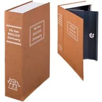 Goods+Gadgets Buchtresor GOODS+GADGETS XXL Abschließbarer Buchtresor - Geldkassette Buch (Geldkassette, Buchattrappe), Bücherregal Geheimversteck