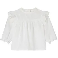 vertbaudet Langarmshirt Mädchen Baby Bluse mit langen Ärmeln