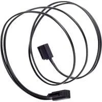 SST-CP11B-500, Kabel schwarz, 50cm