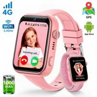 SWGOTA 4G Kinder Smartwatch mit Telefonfunktion und GPS, SOS,Zwei-Wege-Anrufe Smartwatch, Kindersmartwatch mit WLAN, Bildkompetenz für 4–12 Jungen und Mädchen