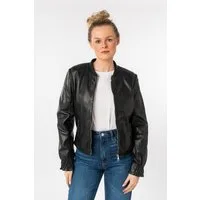 Mauritius Lederjacke MWCassie mit Stehkragen