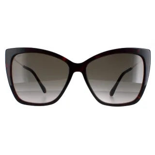 Jimmy Choo Cat Eye Damen Dunkel Havanna Braun Farbverlauf Seba/S