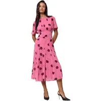 LIPSY Midikleid Lipsy Langärmeliges, getupftes Midikleid (1-tlg)