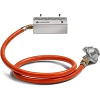 BURNHARD® Druckregler, (Gasflaschen Adapter für Klappgrill JONES Jr)