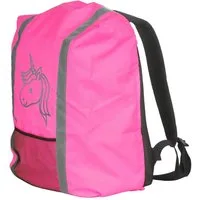 EAZY CASE Rucksack-Regenschutz Reflektor-Überzug Schutzhülle Einhorn, Reflektierender Regenüberzug Rucksäcke wasserabweisend Einhorn Pink