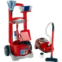Klein Kinder-Putzwagen Vileda Besenwagen mit Vileda Staubsauger, mit Spielstaubsauger, Made in Germany