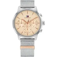 Tommy Hilfiger Multifunktionsuhr BLAKE 1782806, Quarzuhr, Armbanduhr, Damenuhr, Edelstahlarmband, analog