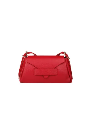 Giulia Monti Schultertasche Dunkelrot