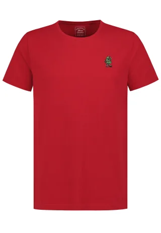 Authentic Style - HAKA T-Shirt Print fire brick red - Gr. - XL