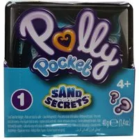 Polly Pocket Spielfigur Mattel Polly Pocket GKJ69 Sand Secrets Spielsand, (Set, 5-tlg., Überraschungsset)