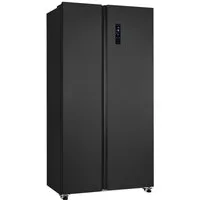 exquisit Side-by-Side SBS46-040E inoxlook-az, 177 cm hoch, 90 cm breit