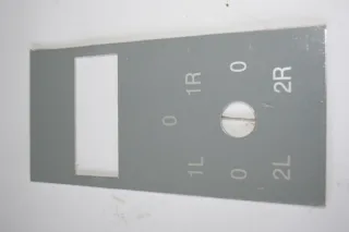 ELMAG Frontschild für Schaltergehäuse - 9802091