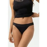 Mey String Mey String Serie Modal Lace Uni String (1-St., 1) Stilvoller Basic-String, weiches Modal, mit Baumwoll-Zwickel