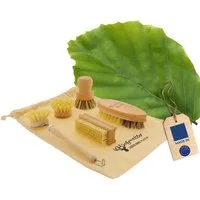 Hofmeister Reinigungsbürsten-Set Bürsten-Set Buchenholz 5-teilig Gemüsebürste Spülbürste