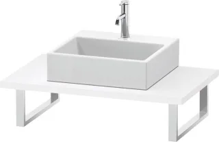 Duravit L-Cube Konsole Weiß Hochglanz 800x550x30 mm - LC106C08585 LC106C08585