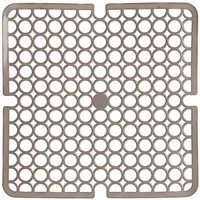 KINVARA Abtropfmatte SPÜLBECKEN EINLAGE 28x28cm eckig Spülbeckenmatte Spülmatte 85 (Beige), Spülbeckeneinlage Abtropfmatte Matte