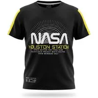 NASA Print-Shirt NASA Space Center Jungen T-Shirt 104–128 Baumwolle Rot Blau Schwarz