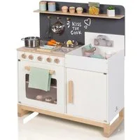 MUSTERKIND® Spielküche Linum, weiß Holz