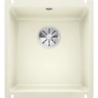 Blanco Subline 375-u Spüle 523727 41,4x45,6cm, PuraPlus magnolia glänzend, für Unterbau