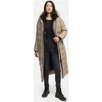Marikoo Winterjacke Pakoraa extra langer Winter Mantel mit abnehmbaren Innenteil
