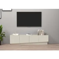 OTTO home Lowboard VELA, Lowboard, Breite 180 cm, Design mit schrägen Türen,Made in Italy (1 St), Made in Italy, Maße-B/T/H: 180x35x45, Lowboard, TV-Board, TV-Kommode
