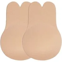 Dilara BH-Einlagen Rabbit Glue Bra 2er Set, Klebe Hase Push-Up BH trägerlos & rückenfrei, mit handaufgetragenem Kleber & Wiederverwendbar