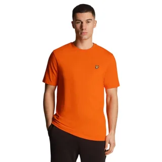 Lyle & Scott - T-Shirt für Herren, Rundhalsausschnitt, Regulär (Orange)
