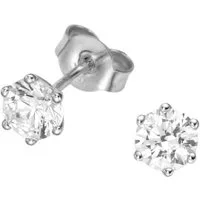 Firetti Paar Ohrstecker Schmuck Geschenk Gold 750 Ohrschmuck Solitär, mit Brillant - Krappenfassung