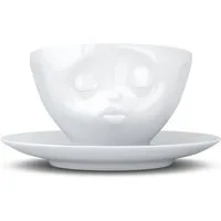 FIFTYEIGHT PRODUCTS Tasse Tasse "Küssend" weiß, 200 ml