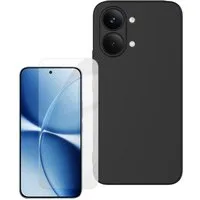 Wigento Handyhülle + Schutzglas für Xiaomi Poco X8 Pro Max 2 in 1 TPU Schutz + 9H Glas 6,59 Zoll, Produktset TPU Hülle mit Hart Glas