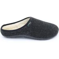 pifit! Pantoffel "cosy" aus Wollstoff, gefüttert, 32101-1, schwarz Barfußschuh