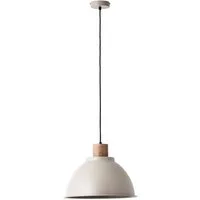 Brilliant Pendelleuchte Erena, ohne Leuchtmittel, Höhe 120 cm, Ø 38 cm, E27, kürzbar, Metall/Holz