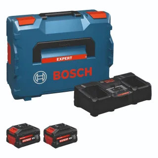 Bosch Batterie/Ladegerät Set 2x EXBA18V-80 + EXAL18V2-320 - 1600A0373X