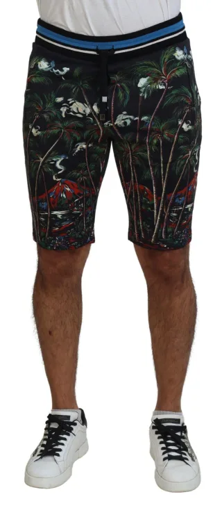 Tropische Druckshorts Sommerstil