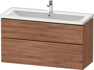 Duravit D-Neo Waschtischunterbau wandhängend Nussbaum Matt 1184x452x625 mm - DE4391004790000 DE4391004790000